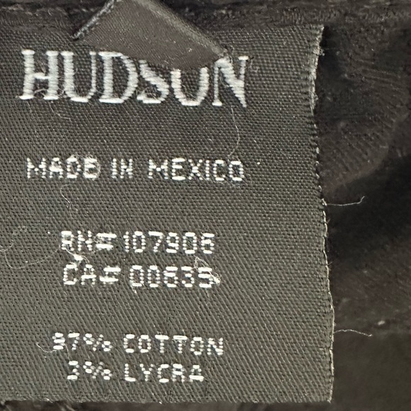 Hudson | Black Jeans with Textured Print, Size 29 ✨ - Picture 9 of 9